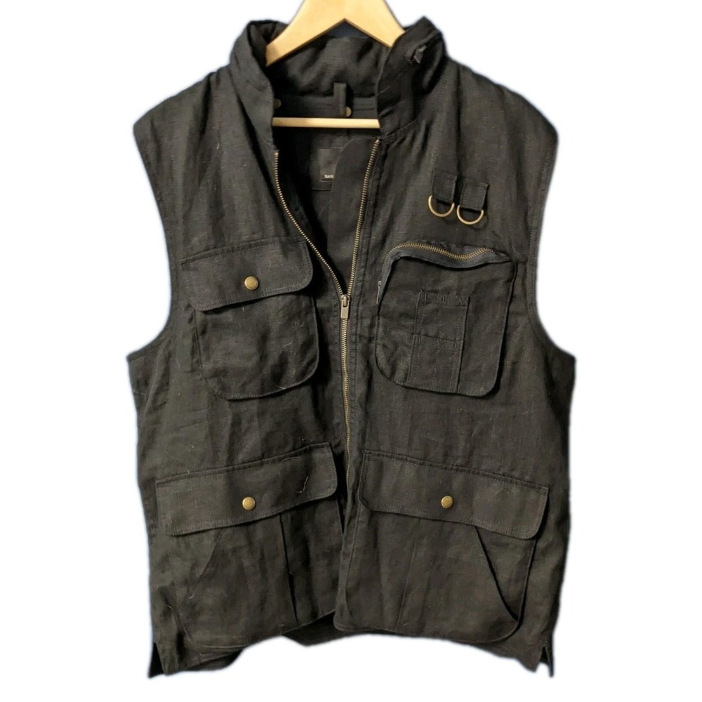 Banana Republic Charcoal Utility Vest